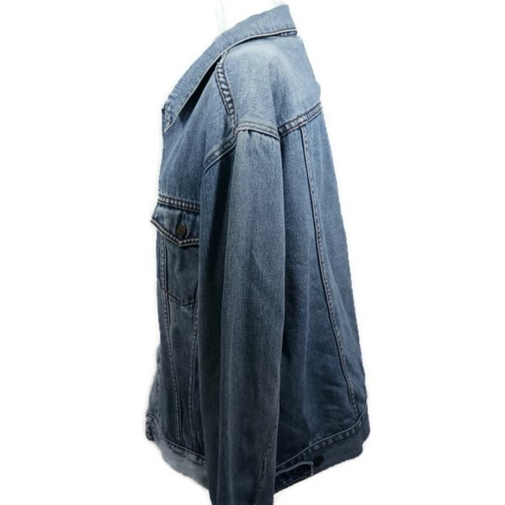 Levi Vintage Trucker Jean Jacket GUC  Size XL    W42 - Picture 8 of 9
